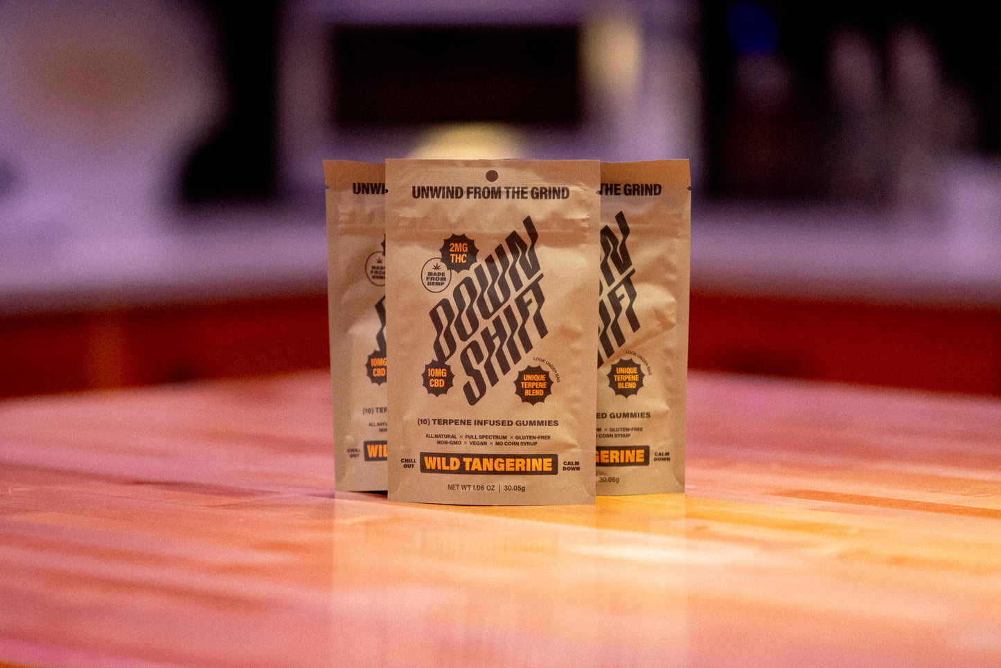 Downshift Gummy Wild Tangerine 10ct Bag