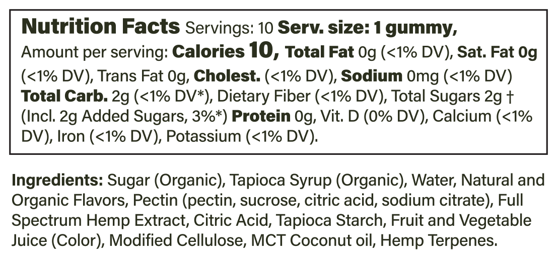 Downshift Gummy Trail Berry 10ct Bag