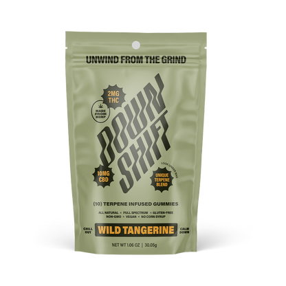 Downshift Gummy Wild Tangerine 10ct Bag