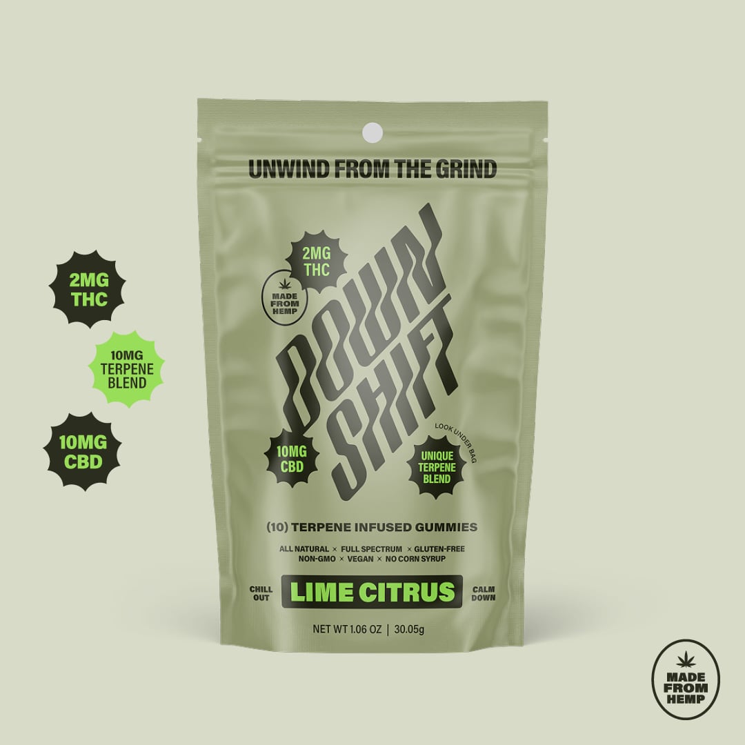 Downshift Gummies in Lime Citrus Flavor - Detail 01