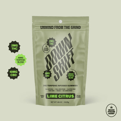 Downshift Gummies in Lime Citrus Flavor - Detail 01
