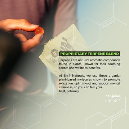 Downshift Gummies in Trail Berry Flavor - Proprietary Terpene Blend