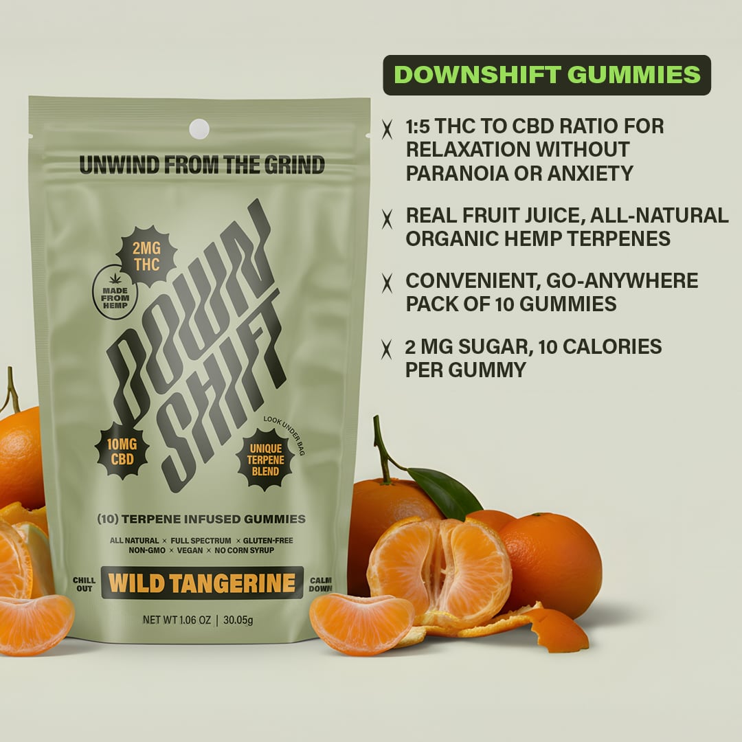 Downshift Gummies in Wild Tangerine Flavor - Detail 02