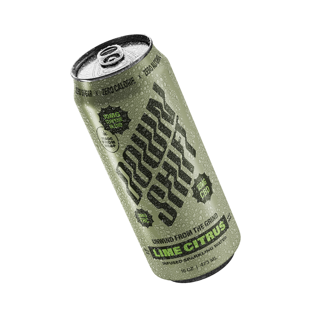 Downshift Lime Citrus - Terpene infused sparkling water
